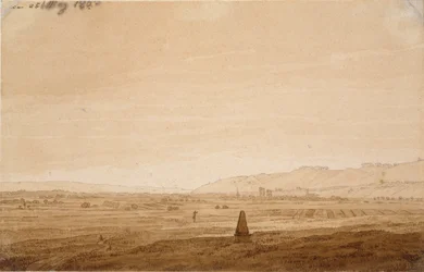 Landschap met een obelisk, 1803