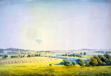 Uitzicht over Putbus, 1824-1825