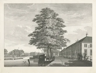 Gezicht op het Diaconie Oude Vrouwen- en Mannenhuis te Amsterdam