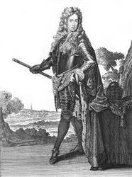 Joseph I, Heilige Roomse Keizer 1678-1711 - Portret van keizer Joseph I van het Heilige Roomse Rijk (1678-1711), Duitse Roomse keizer - tekeningen door Caspar Luyken - Gegraveerd & Uitgegeven door Christoph Weigel (Neurenberg 1703)