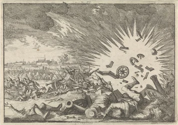 Ontploffing van een Frans kruitmagazijn tijdens het beleg van Namen, 1640