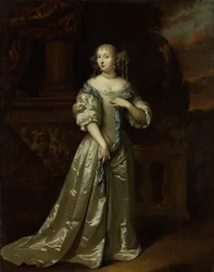 Portret van Philippina Staunton, vrouw van Roelof van Arkel (1632-1709), heer van Broeckhuijsen
