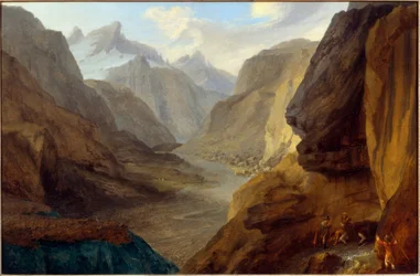Hoge vallei met uitzicht op Griessenfirn