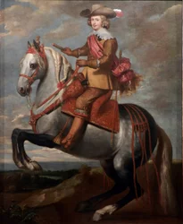 Ruiterportret van Kardinaal-Infant Ferdinand van Oostenrijk