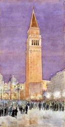 Klokkentoren, San Marcoplein, Venetië
