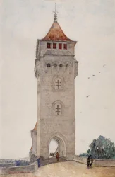 Pont Valentre, Cahors, 1926