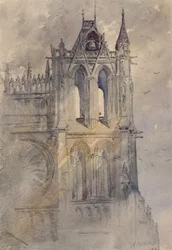 Zuidwest Toren, Kathedraal van Amiens, 1880