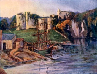 Chepstow Castle, Monmouthshire, Wales