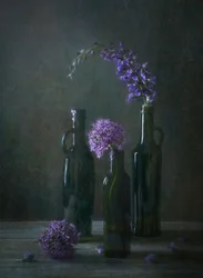 Sfeervolle bloemenflesjes
