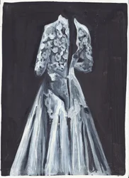 Lorelei, 2012 (olieverf  acryl op papier)