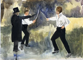 The Plot (Parijs 1961), 2011 (olieverf op papier)