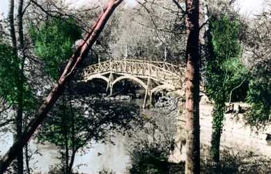 Brug over de rivier de Theems bij Nuneham Courtenay, Oxfordshire, 1926