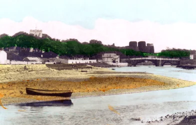Kasteel Rhuddlan, nabij Rhyl, Denbighshire, 1926