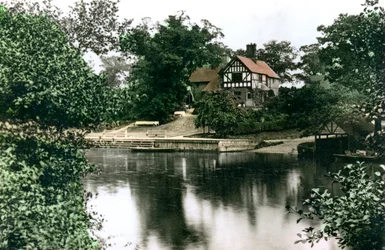 De Rivier Dee bij Chester, Cheshire, 1926