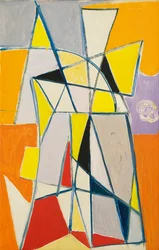 Abstracte compositie, c.1949 (olieverf op doek)