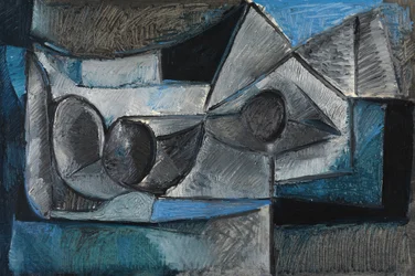 Kubistisch stilleven, ca.1950 (olieverf op doek)