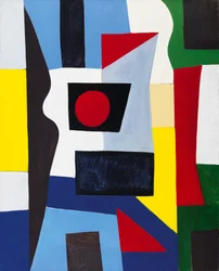 Geometrische compositie, ca.1955 (olieverf op doek)
