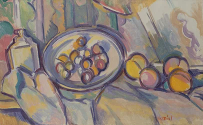 Stilleven met fruit (olieverf op doek)