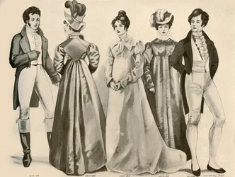 Kleding van 1812-1828