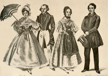 Kleding uit 1824-1835, 1907, 1937