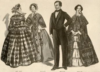 Kleding uit 1850-1856, 1907, 1937