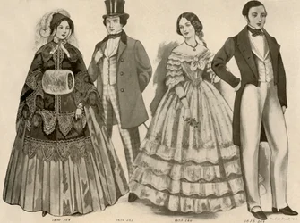 Kleding uit 1850-1856, 1907, 1937