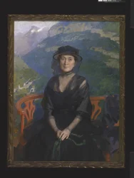 Portret van mevrouw Addison C. Harris