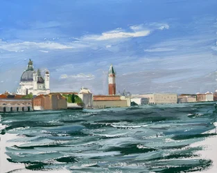 Venetië! 2025 (olieverf op doek)