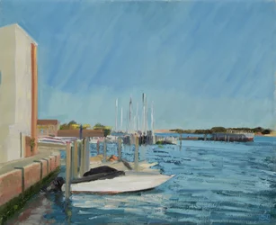 Bootswerf aan de Lagune (schilderij)