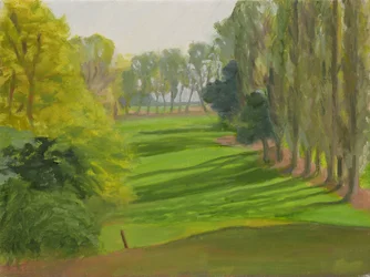 Van de 10e hole, Lido (schilderij)