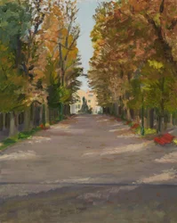 Viale Giuseppe Garibaldi, Venetië, 2 (olieverf op doek)
