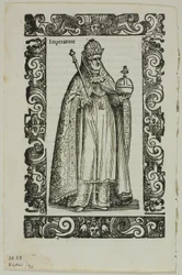Blad uit Habiti antichi e moderni, plaat 92 uit Houtsneden uit Boeken van de XVI Eeuw