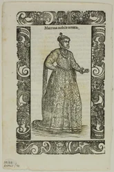Blad uit Habiti antichi e moderni, plaat 93 uit Woodcuts from Books of the XVI Century