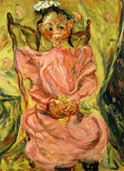 Meisje in roze, 1925