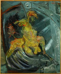 Hangende kalkoen, ca. 1925 (schilderij op doek)