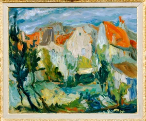 Landschap in Cagne (schilderij op doek)