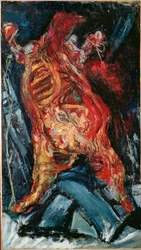 Le Boeuf Ecorche (olieverf op doek)
