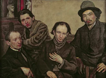 Ontmoeting van de Schilders