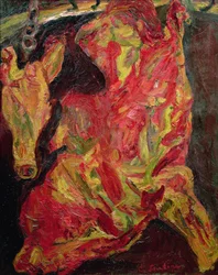 Rundvleeszijde en kalfskop, 1925