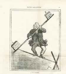 Illustratie van Cham (1819-1879) in Le Charivari