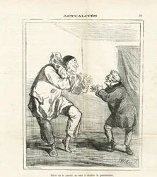 Illustratie van Cham (1819-1879) in Le Charivari