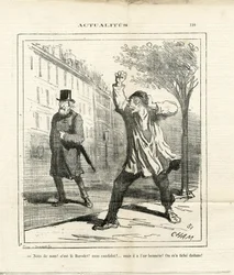 Illustratie van Cham (1819-1879) in Le Charivari