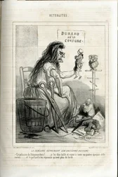 Illustratie van Cham in Le Charivari