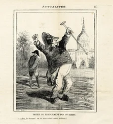 Illustratie van Cham (1819-1879) in Le Charivari
