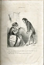 Illustratie van Cham (1819-1879) in Le Charivari