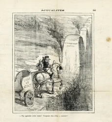 Illustratie van Cham (1819-1879) in Le Charivari