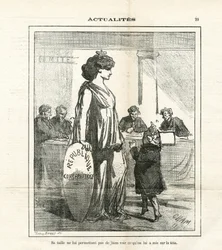 Illustratie van Cham (1819-1879) in Le Charivari