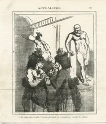 Illustratie van Cham in The Charivari
