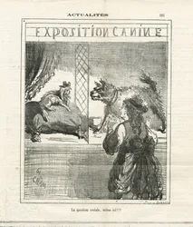 Illustratie van Cham (1819-1879) in Le Charivari