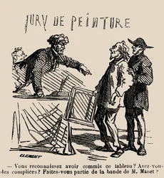 Geef je toe dat je dit schilderij hebt gemaakt Heb je medeplichtigen, 1868